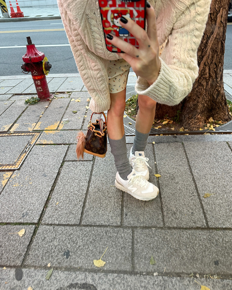 heejae picks #189<BR> (LOOSEFIT KNEE SOCKS)<BR> (5 colors)