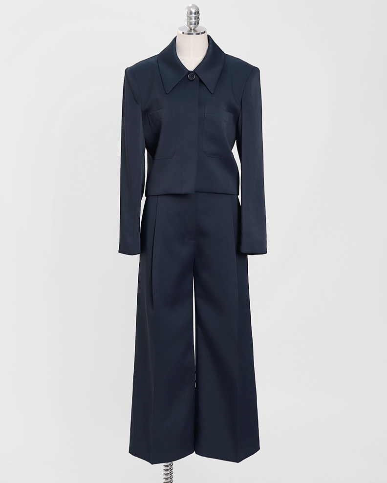 crop jacket setup<br> (2 colors)