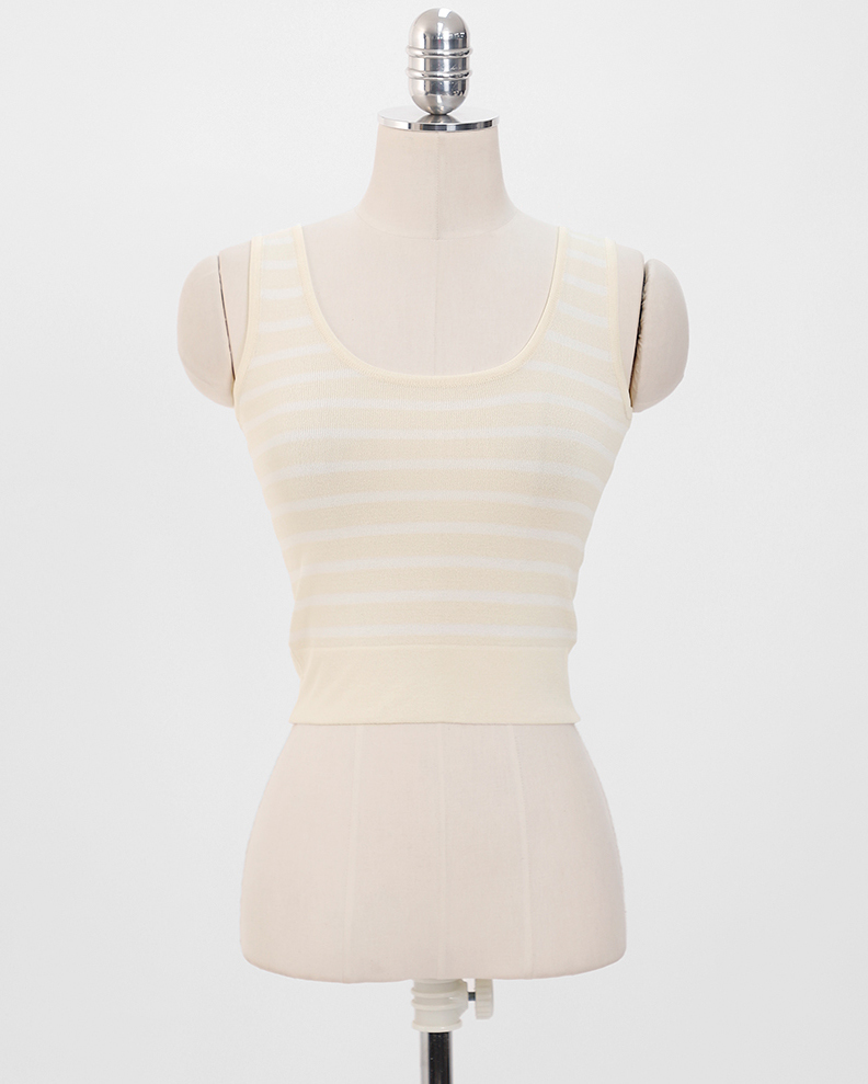 crop sleeveless top<br> (6 colors)