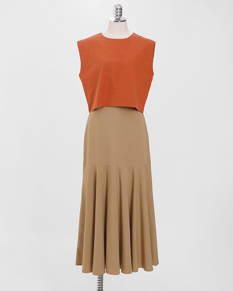 flare skirt setup<br> (2 colors)