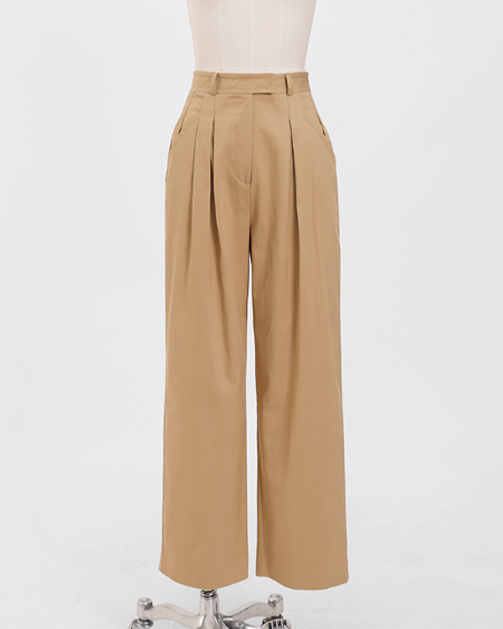 inverted cotton slacks<br> (2 colors)