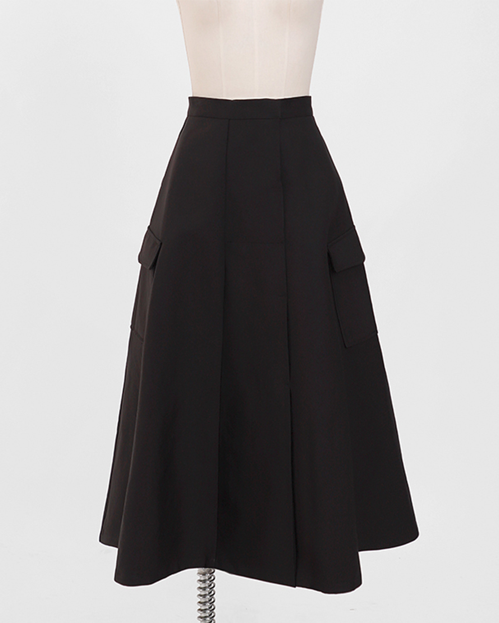 cargo flared skirt<br> (2 colors)