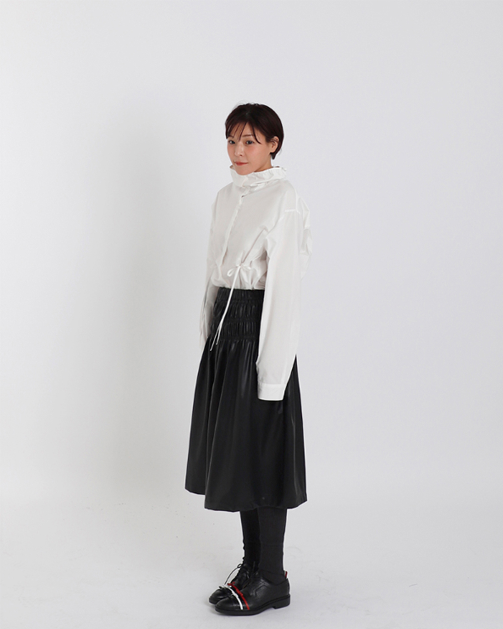 heejae picks #200<BR> (LEATHER SKIRT) (3 colors)