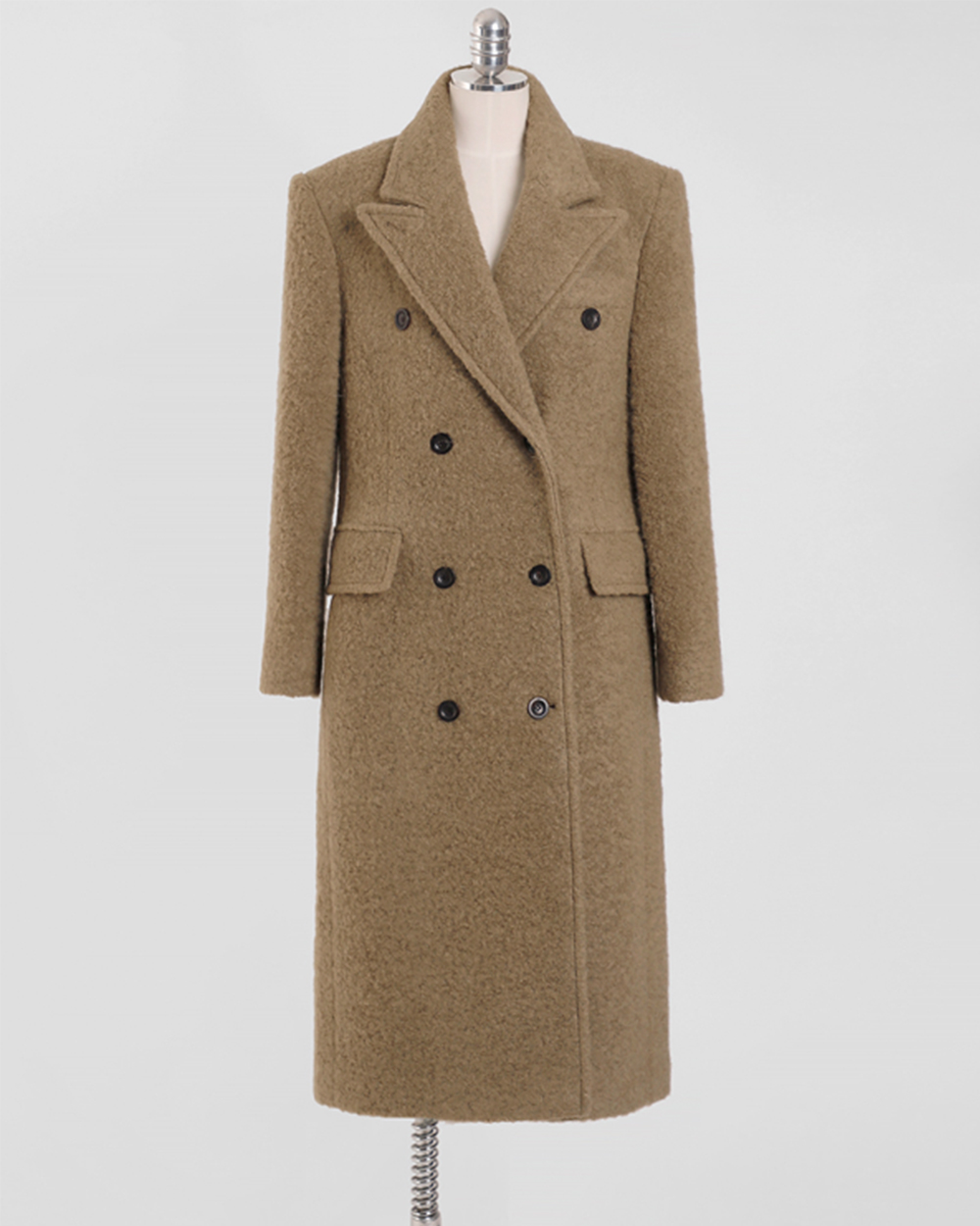 boucle double coat<br> (2 colors)
