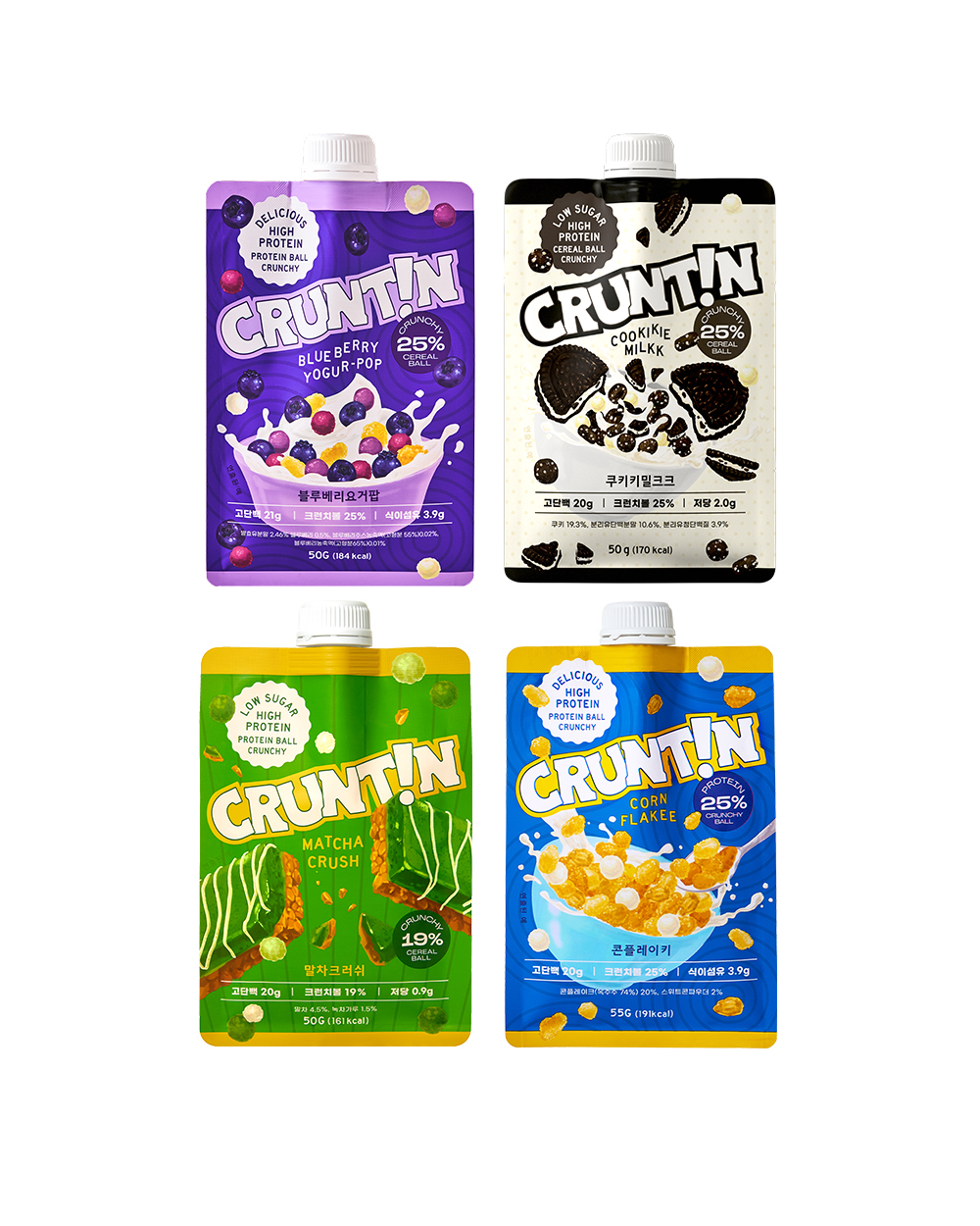 UTG + CRUNTIN<BR> 6 Types of Crunchball Protein Shakes<br> <font color=#82C7E4 size="1.9" face=verdana>(9/14~9/18)</font>