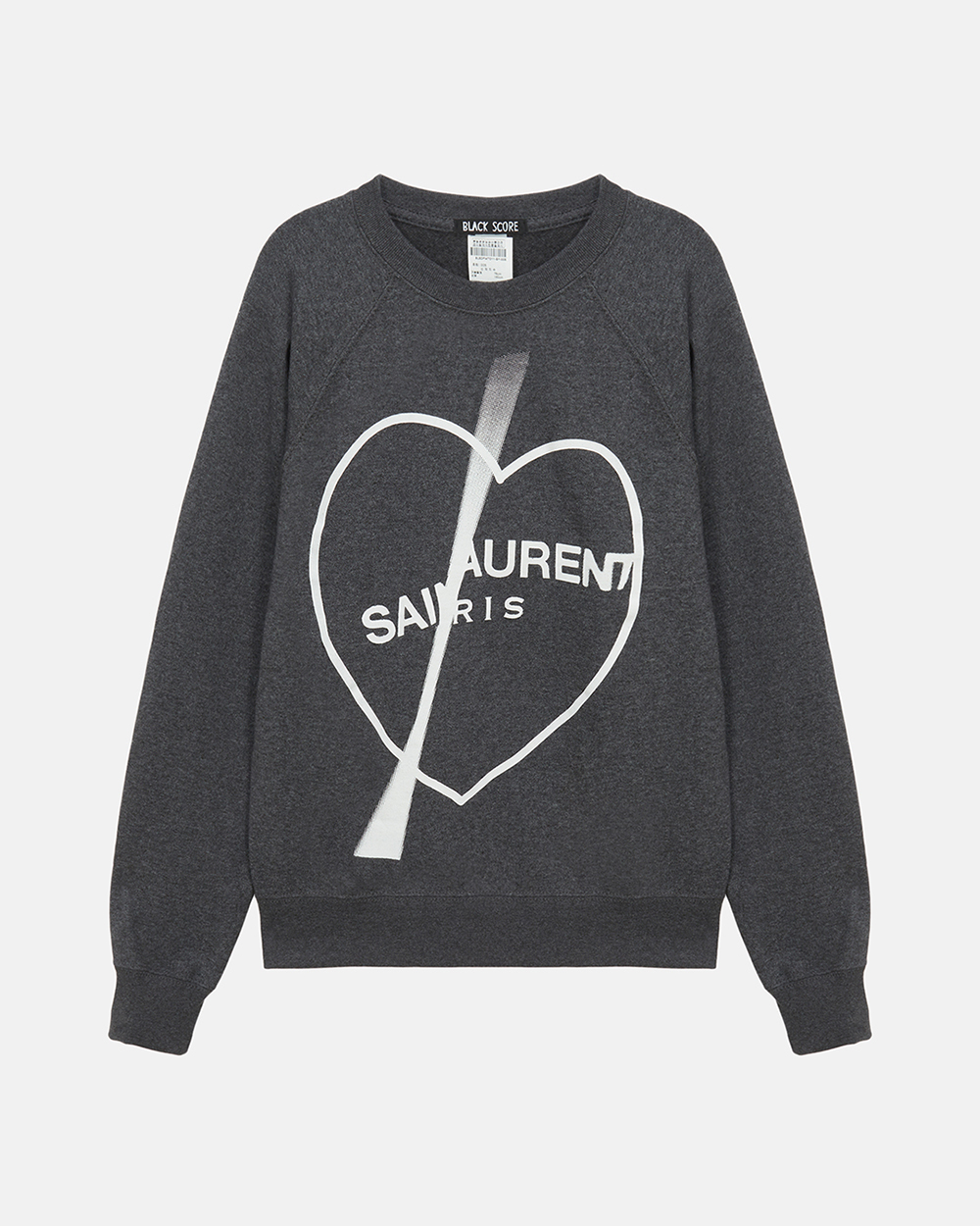 UTG + BLACK SCORE<br> Unisex Sweatshirt W/ Saint Heart<br> <font color=#82C7E4 size="1.9" face=verdana>(9/14~9/18)</font>