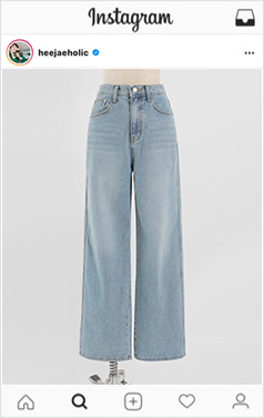 heejae picks #1249<BR> (DENIM) (1 color)