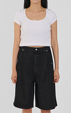 petit ribbed tee<br> (2 colors)