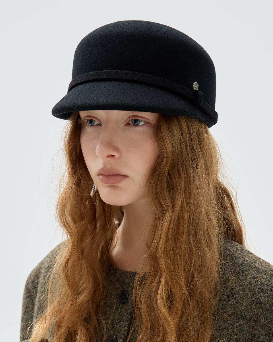 UTG + Brown Hat<br> Margot Casquette - Black<br> <font color=#82C7E4 size="1.9" face=verdana>(10/5~10/9)</font>