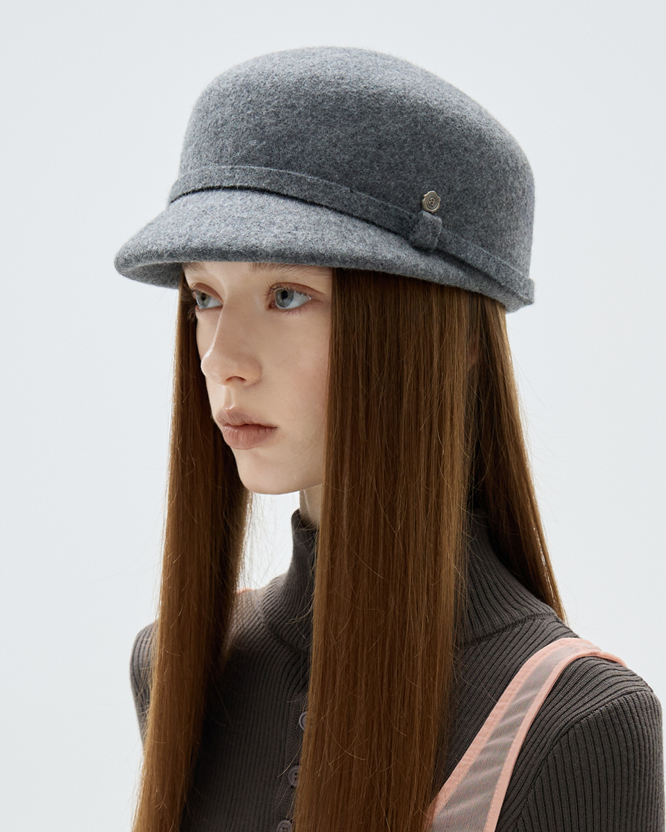 UTG + Brown Hat<br> Margot Casquette - Grey<br> <font color=#82C7E4 size="1.9" face=verdana>(10/5~10/9)</font>