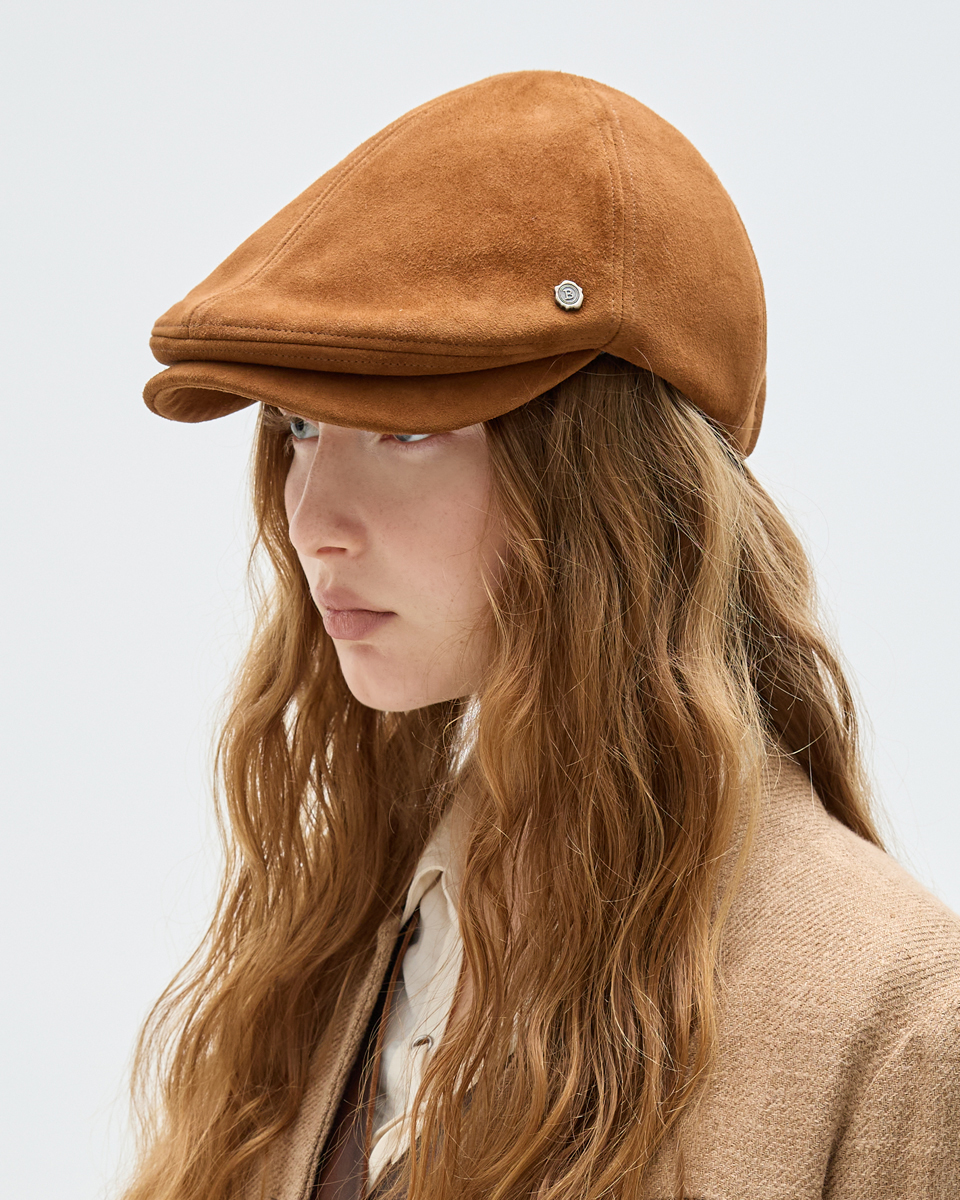 UTG + Brown Hat<br> Donald Suede Cap<br> <font color=#82C7E4 size="1.9" face=verdana>(10/5~10/9)</font>
