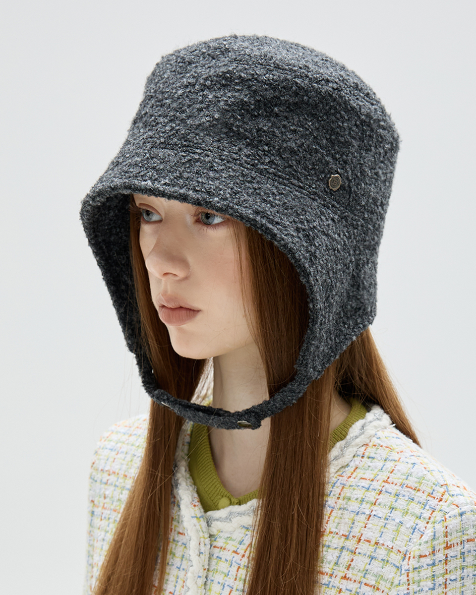 UTG + Brown Hat<br> Short Brim Ear Flap Cap<br> <font color=#82C7E4 size="1.9" face=verdana>(10/5~10/9)</font>