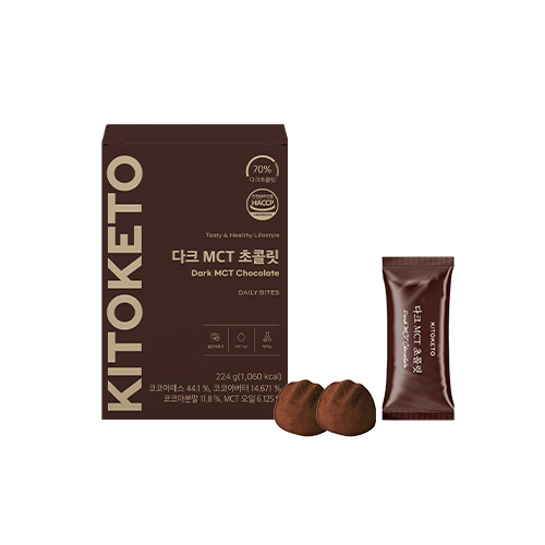 UTG + KITOKETO<BR> dark MCT chocolate<br> (1 Box 28 Pieces)<BR> <font color=#82C7E4 size="1.9" face=verdana>(10/19~10/23)</font>