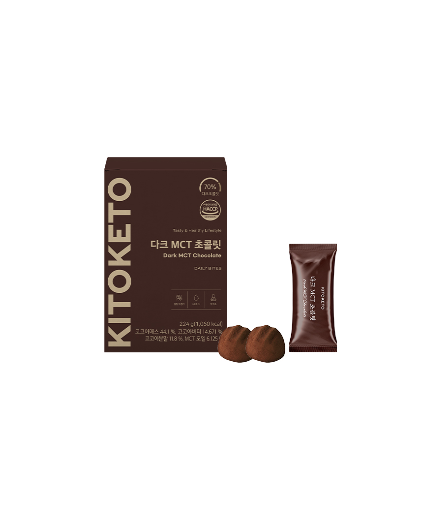 UTG + KITOKETO<BR> dark MCT chocolate<br> (1 Box 28 Pieces)<BR> <font color=#82C7E4 size="1.9" face=verdana>(10/19~10/23)</font>